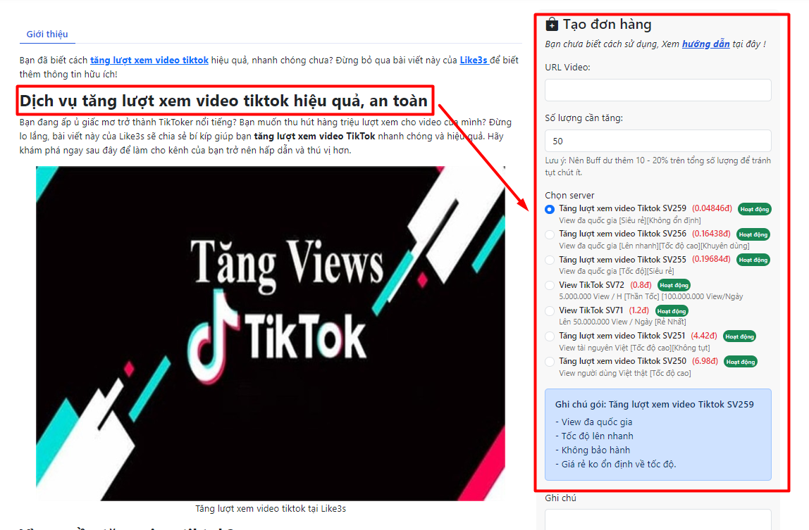 cách tăng view Tiktok